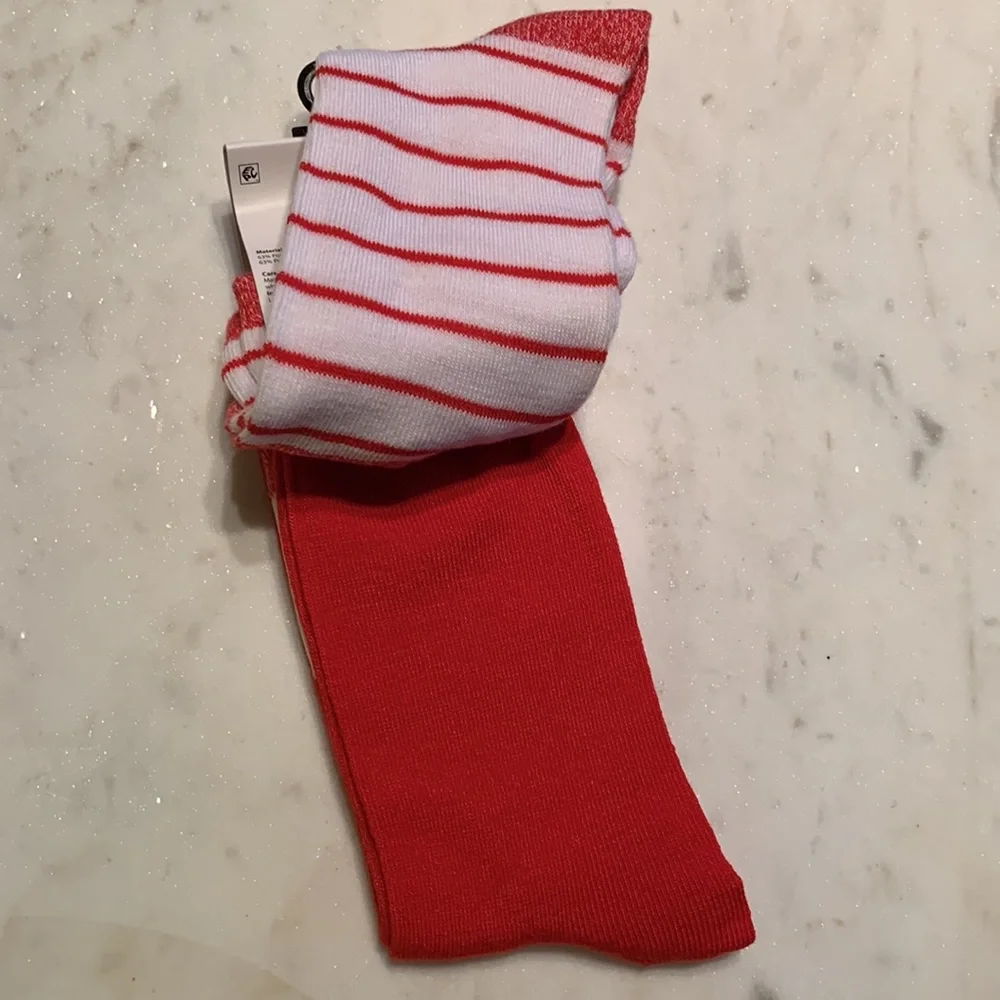 Holiday Time Ladies 2 Pack Crew Socks